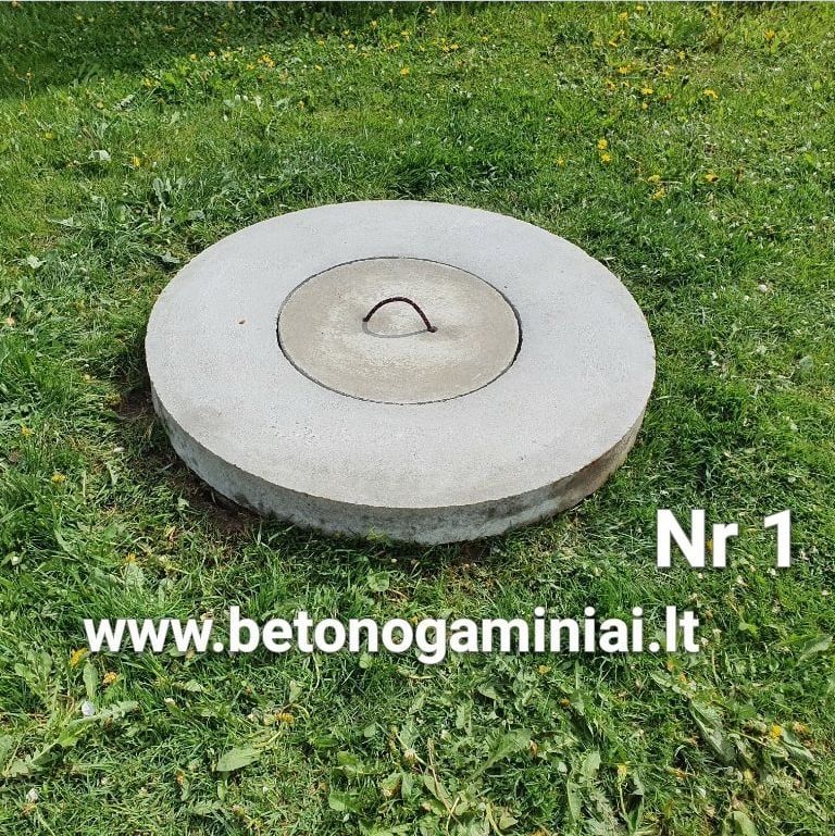 Įrengtas šulinys su betoniniu dangčiu, Nr. 1